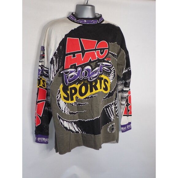 Vintage 90s AXO Sport Jersey DyeMax Racing Motocross 1995 Team Issue Mens XXL - Picture 2 of 15